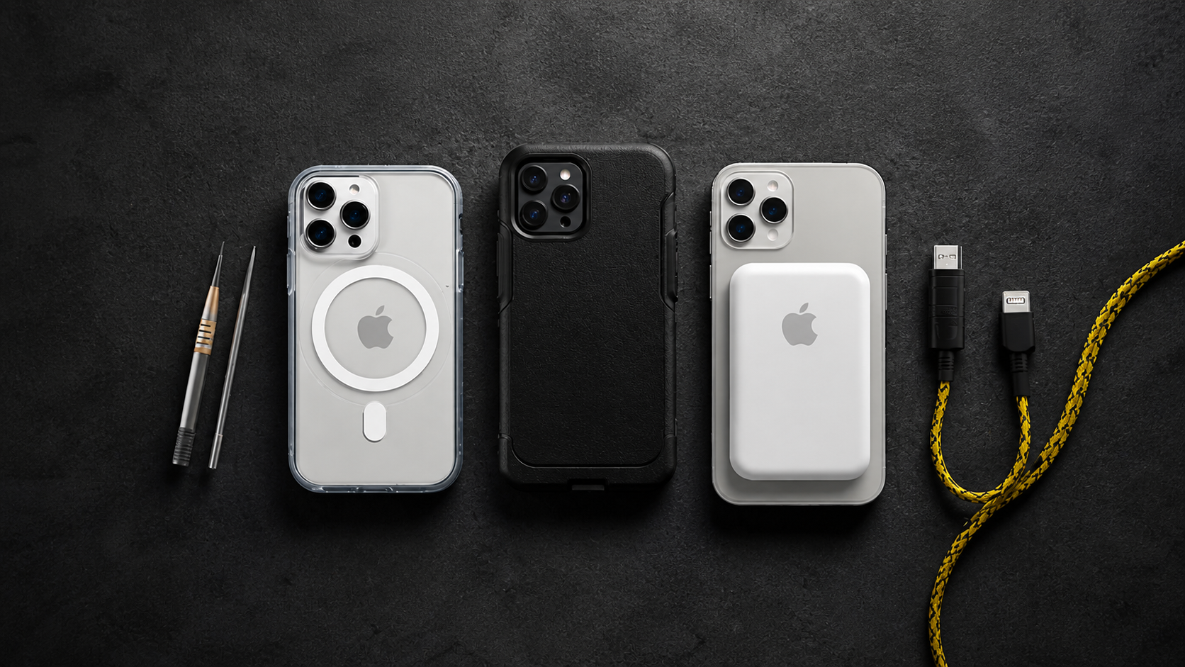 Phone accessories and OtterBox-style protection gear